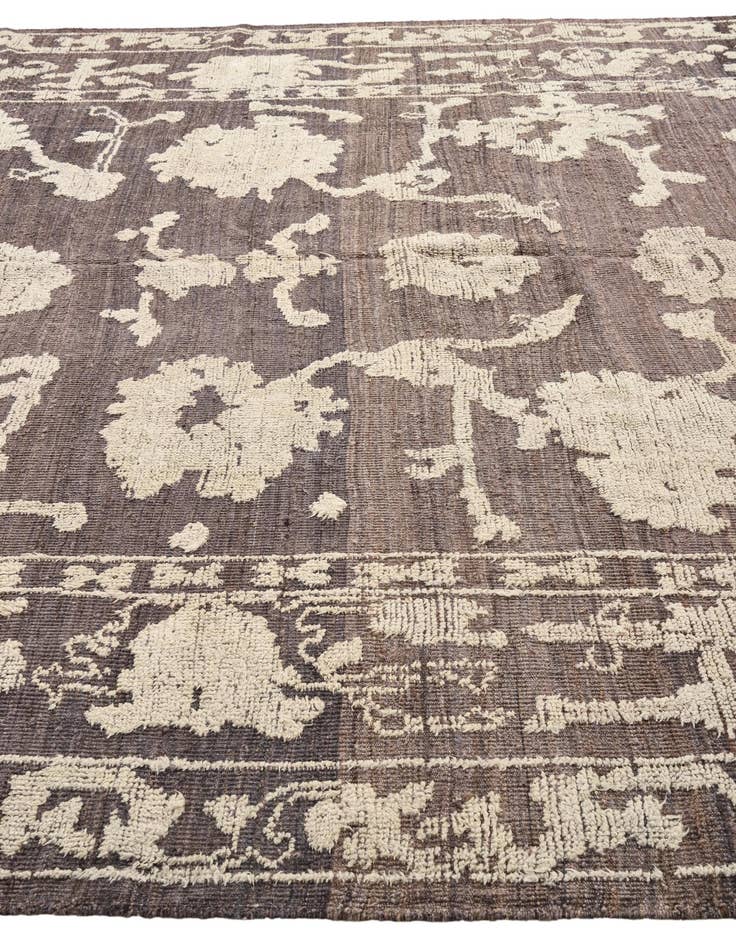 Detail image of  9' 5 x 11' 8  Hand Knotted Oushak Wool Rug