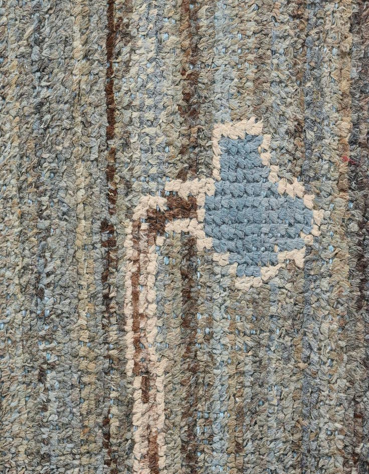 Detail image of  10' x 14'  Hand Knotted Oushak Wool Rug