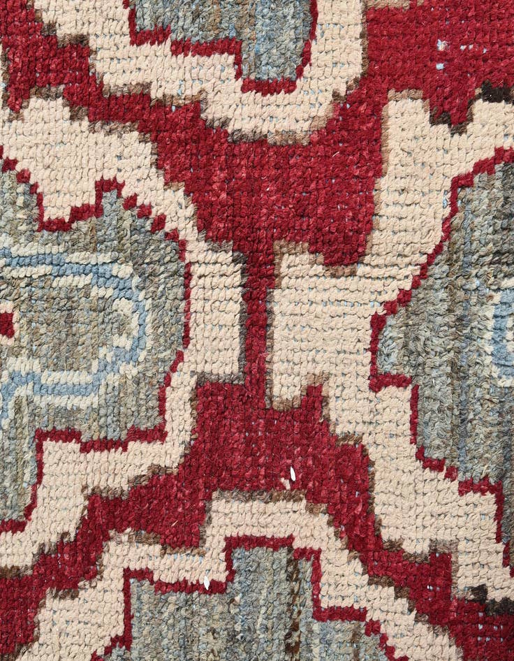 Detail image of  10' x 14'  Hand Knotted Oushak Wool Rug