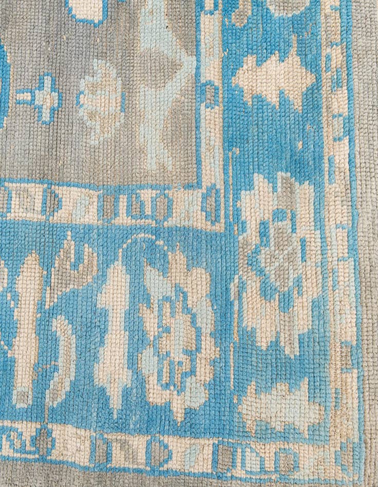 Detail image of  8' 3 x 9' 10  Hand Knotted Oushak Wool Rug