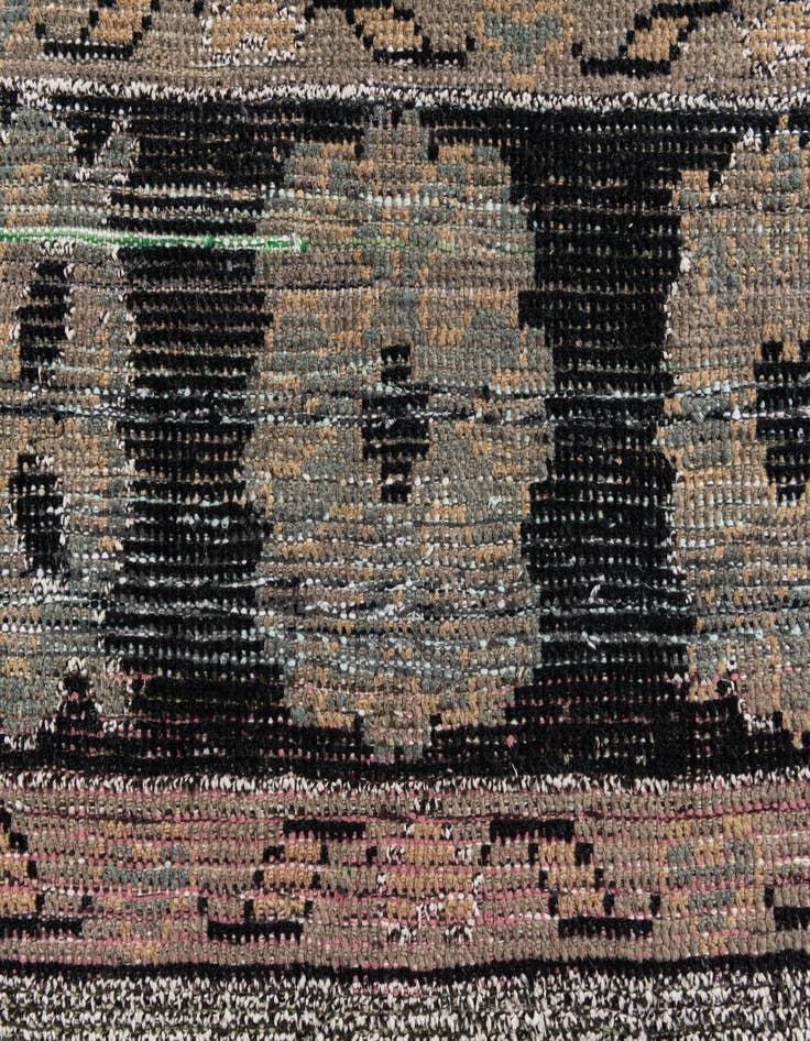 Detail image of  9' x 12' 6  Hand Knotted Oushak Wool Rug