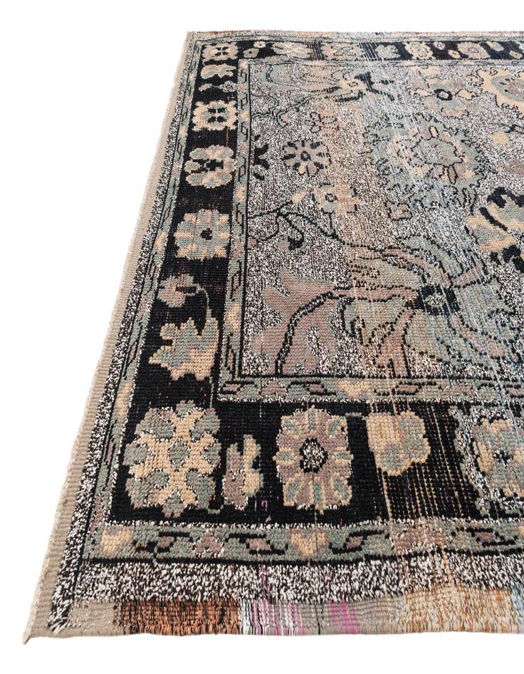 Detail image of  8' 2 x 10' 3  Hand Knotted Oushak Wool Rug