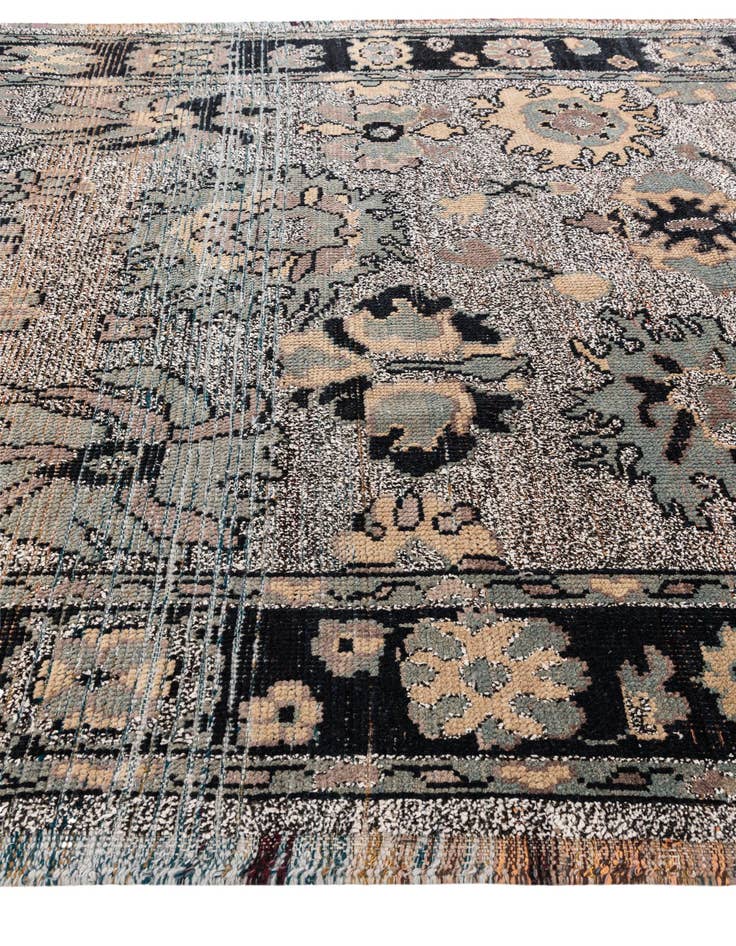 Detail image of  8' 2 x 10' 3  Hand Knotted Oushak Wool Rug