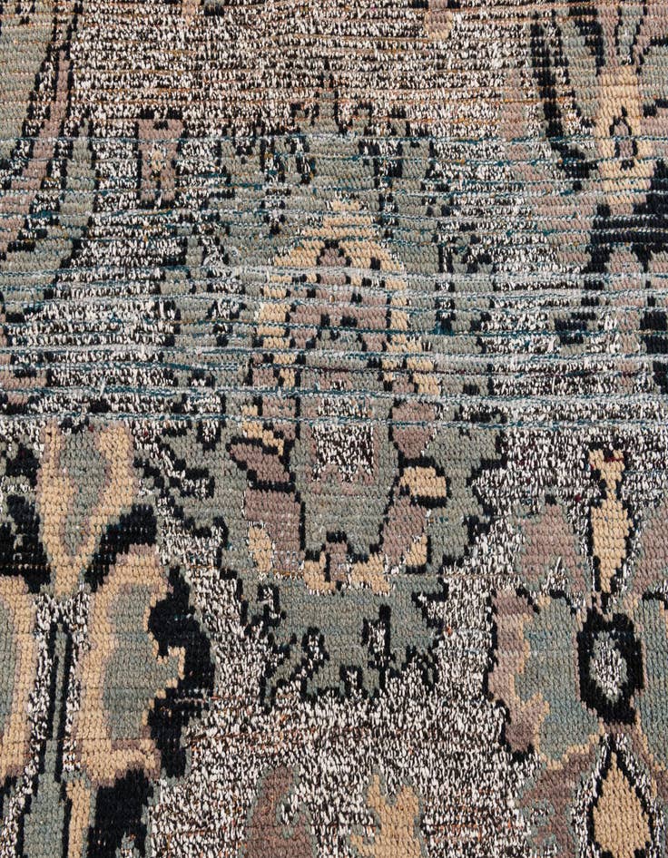 Detail image of  8' 2 x 10' 3  Hand Knotted Oushak Wool Rug