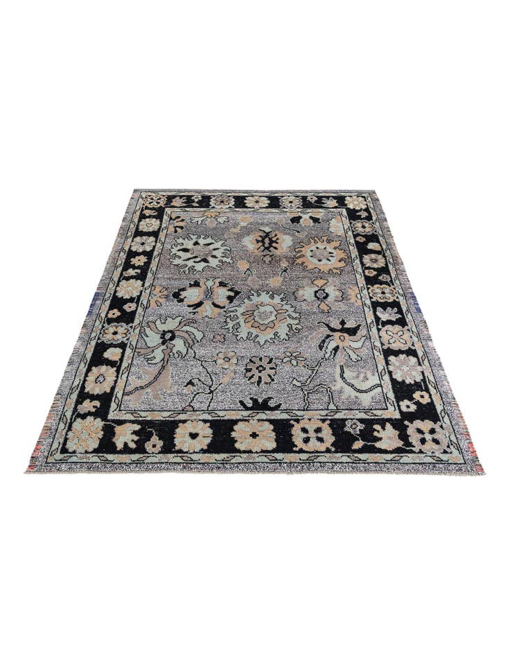 Detail image of  9' 3 x 11' 9  Hand Knotted Oushak Wool Rug