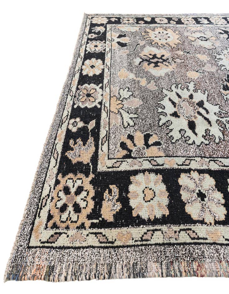 Detail image of  9' 3 x 11' 9  Hand Knotted Oushak Wool Rug