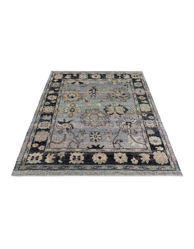 Detail image of  8' 3 x 10' 4  Hand Knotted Oushak Wool Rug