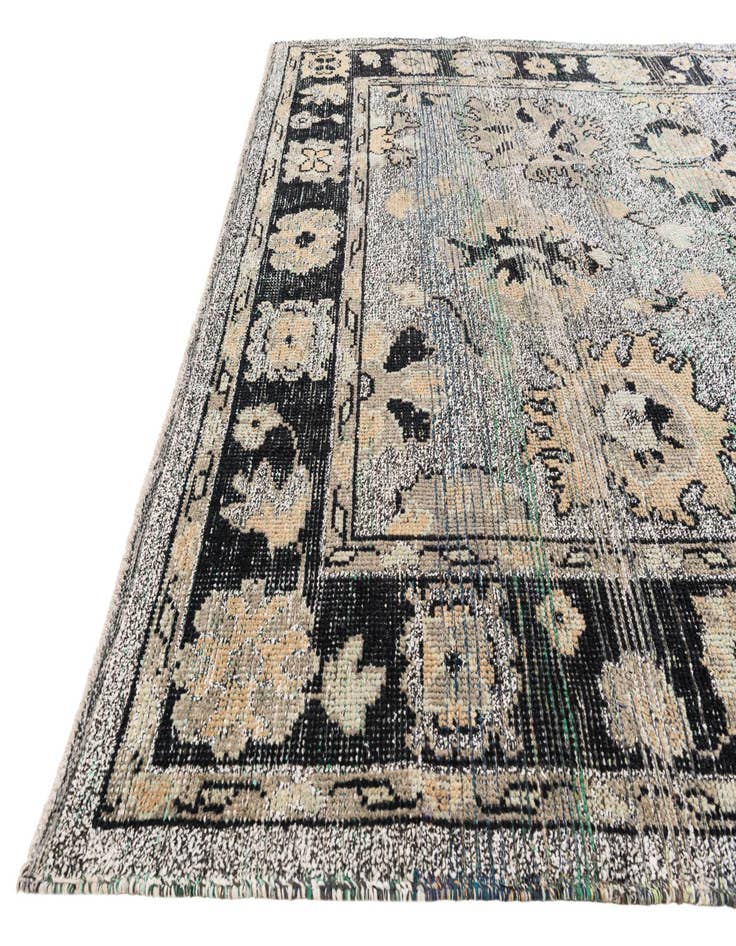 Detail image of  8' 3 x 10' 4  Hand Knotted Oushak Wool Rug