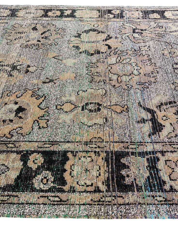 Detail image of  8' 3 x 10' 4  Hand Knotted Oushak Wool Rug