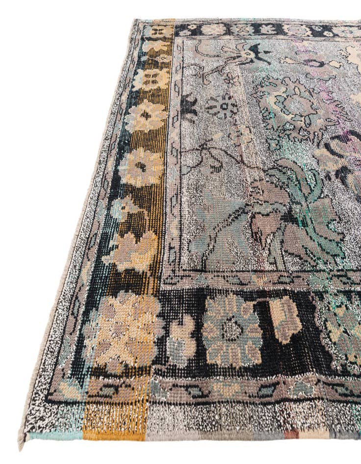 Detail image of  8' x 10' 2  Hand Knotted Oushak Wool Rug