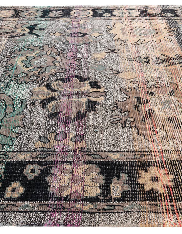 Detail image of  8' x 10' 2  Hand Knotted Oushak Wool Rug
