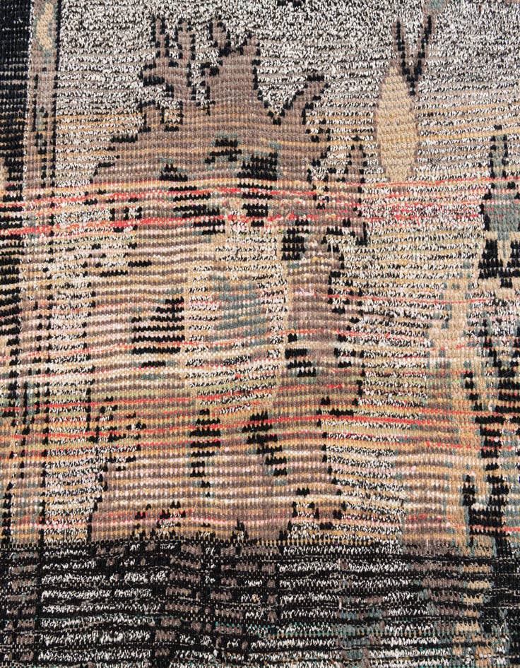 Detail image of  8' x 10' 2  Hand Knotted Oushak Wool Rug