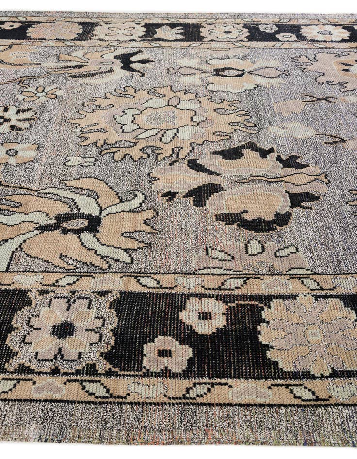 Detail image of  9' 10 x 14'  Hand Knotted Oushak Wool Rug