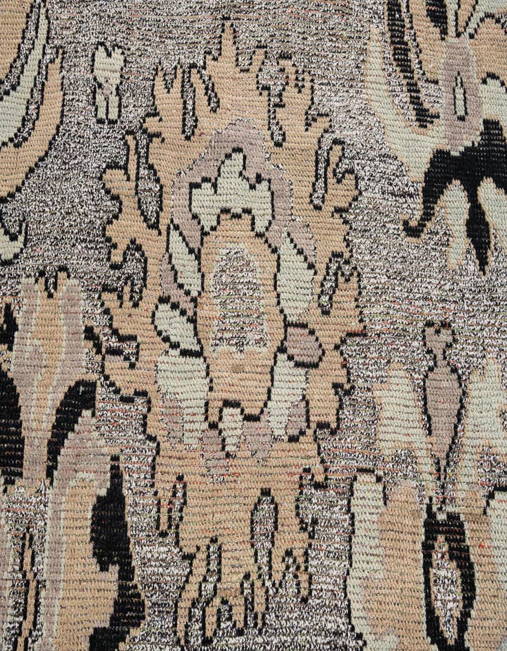 Detail image of  9' 10 x 14'  Hand Knotted Oushak Wool Rug
