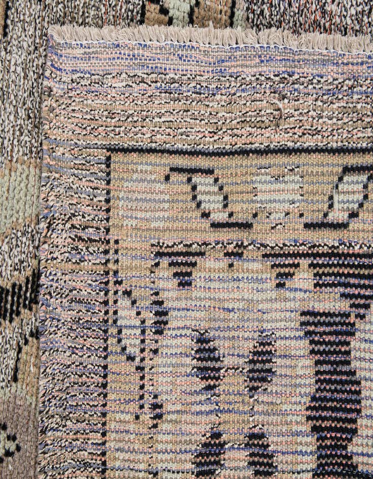 Detail image of  9' 10 x 14'  Hand Knotted Oushak Wool Rug