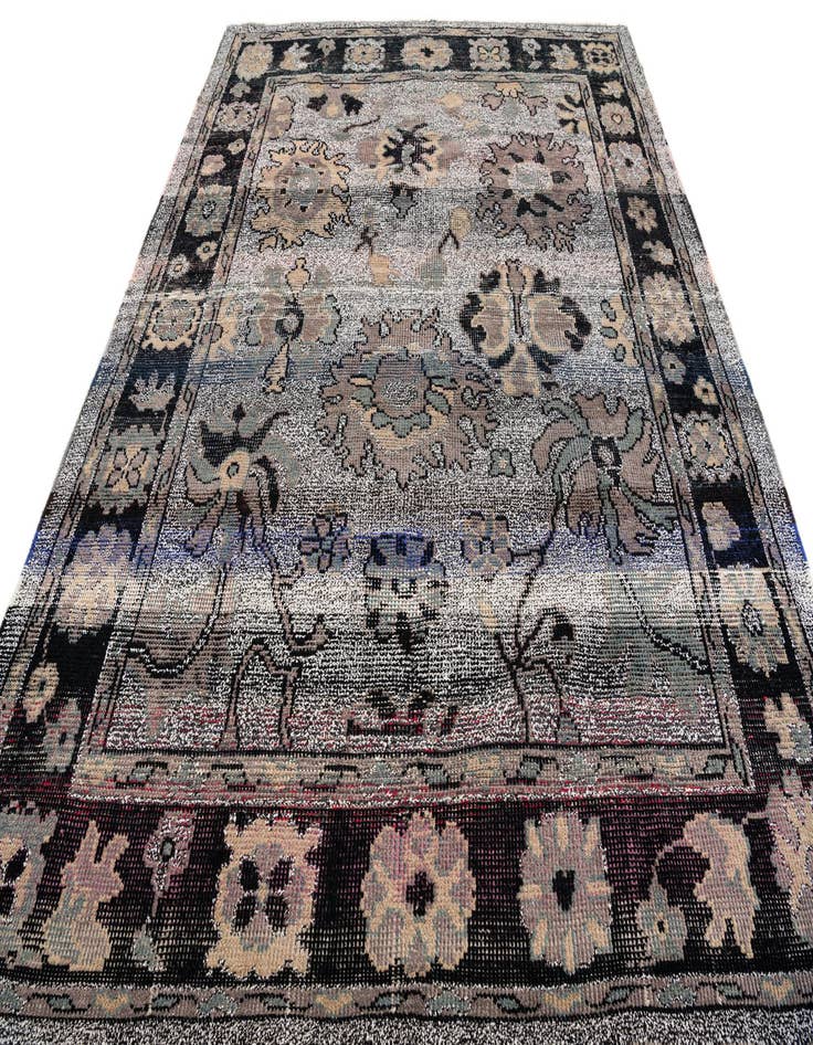 Detail image of  8' 3 x 10' 3  Hand Knotted Oushak Wool Rug