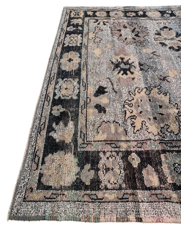 Detail image of  8' 3 x 10' 3  Hand Knotted Oushak Wool Rug