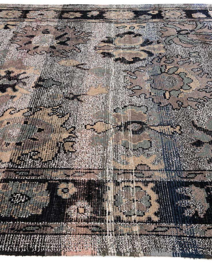 Detail image of  8' 3 x 10' 3  Hand Knotted Oushak Wool Rug
