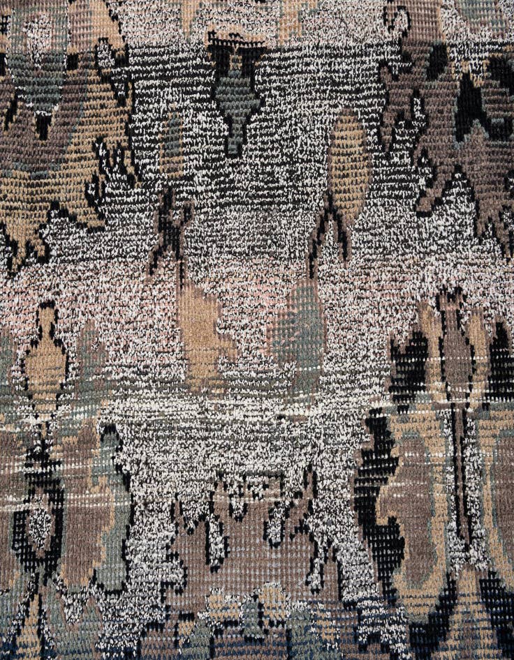 Detail image of  8' 3 x 10' 3  Hand Knotted Oushak Wool Rug