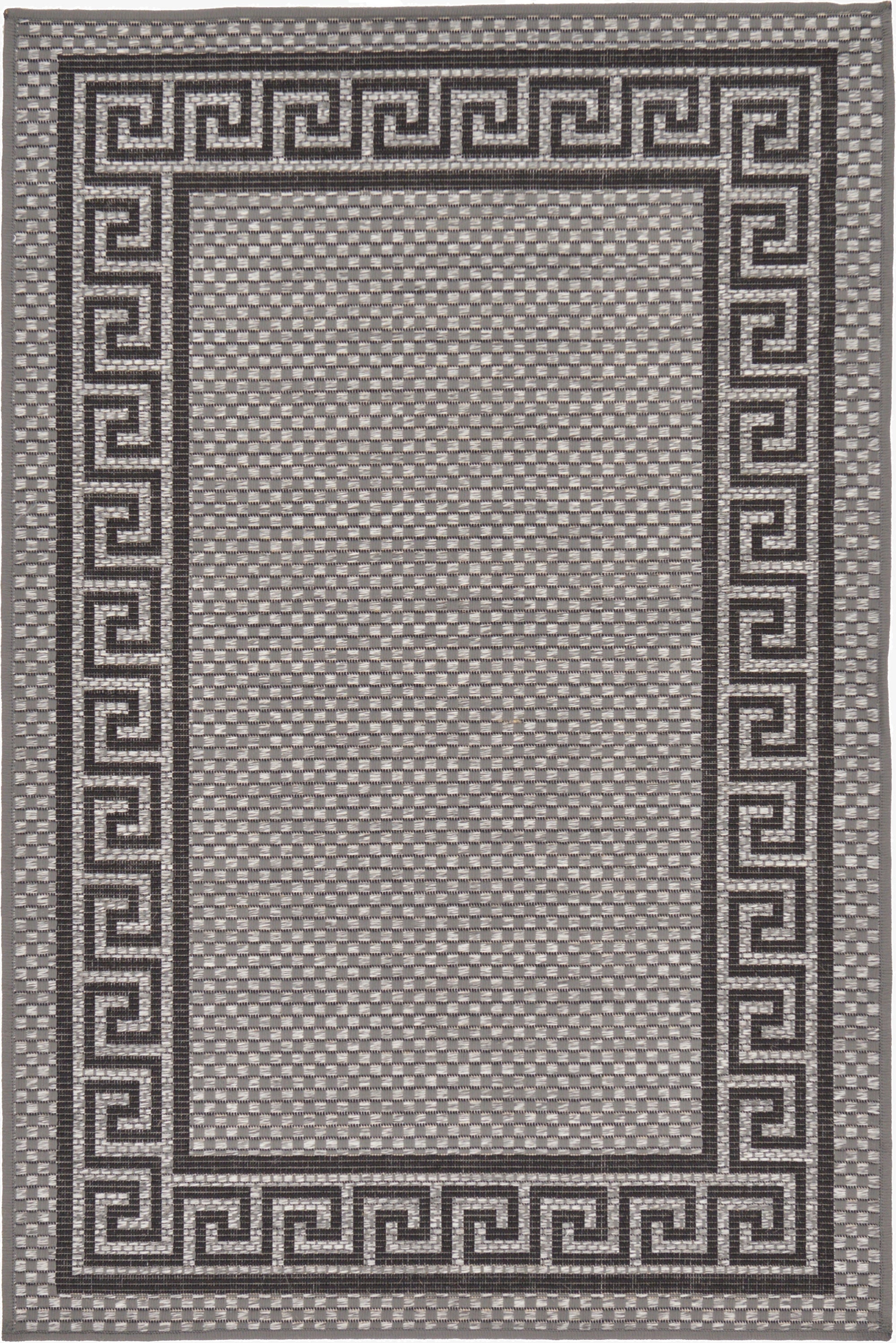  3' 3 x 5'  Washable Border Indoor / Outdoor Rug