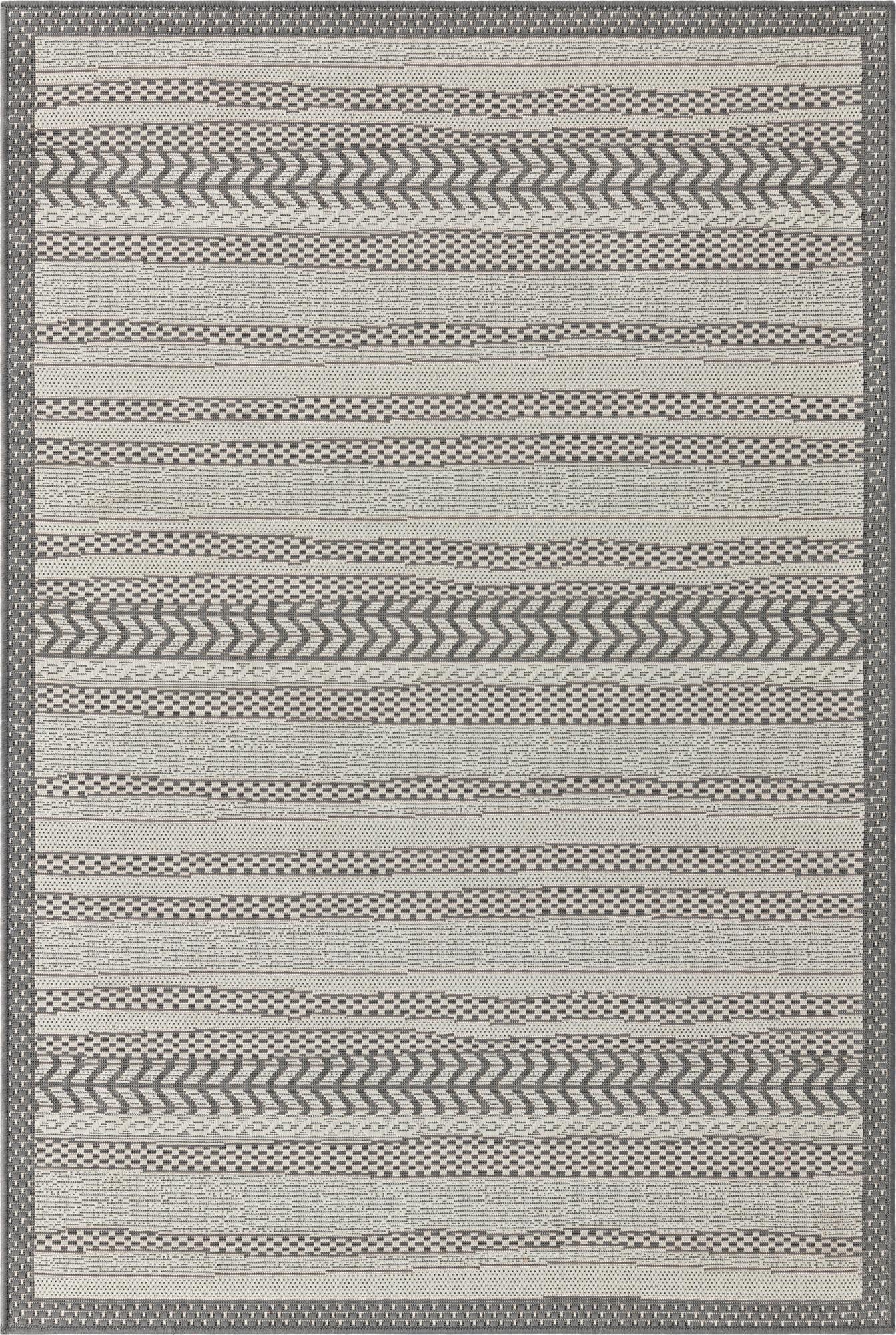  4' x 6'  Washable Border Indoor / Outdoor Rug