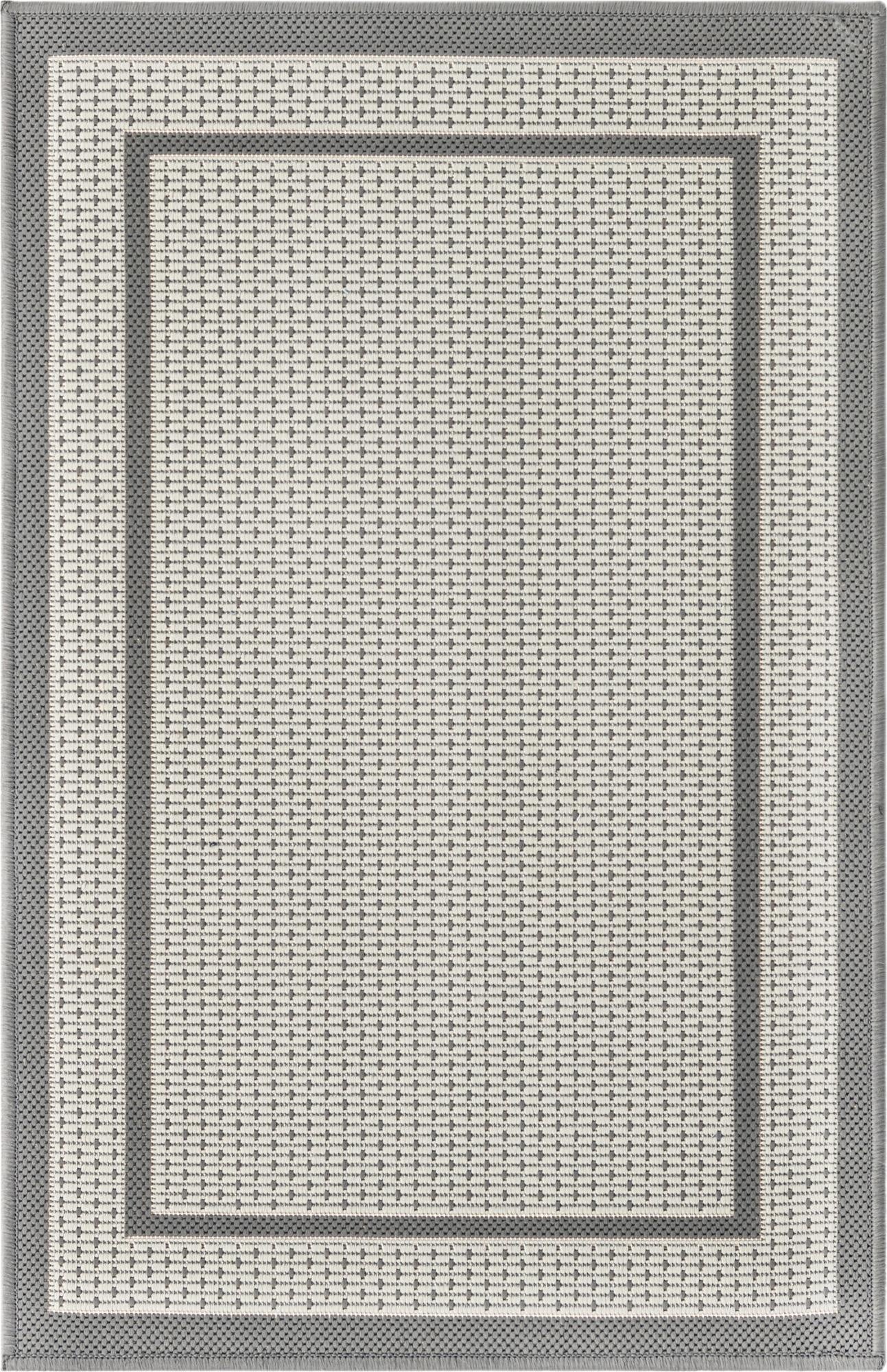 2' 2 x 3' Washable Border Indoor / Outdoor Rug