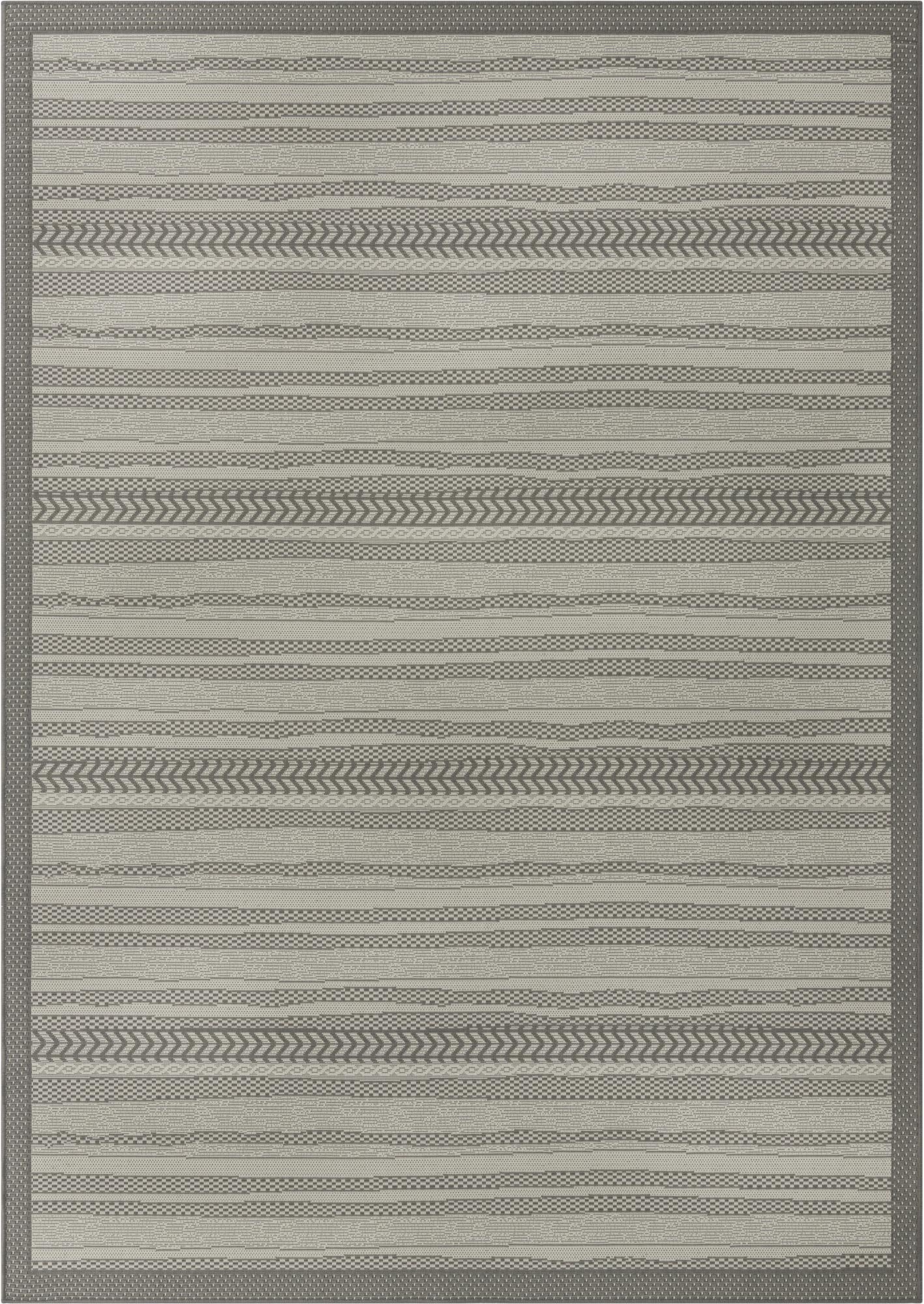  7' x 10'  Washable Border Indoor / Outdoor Rug