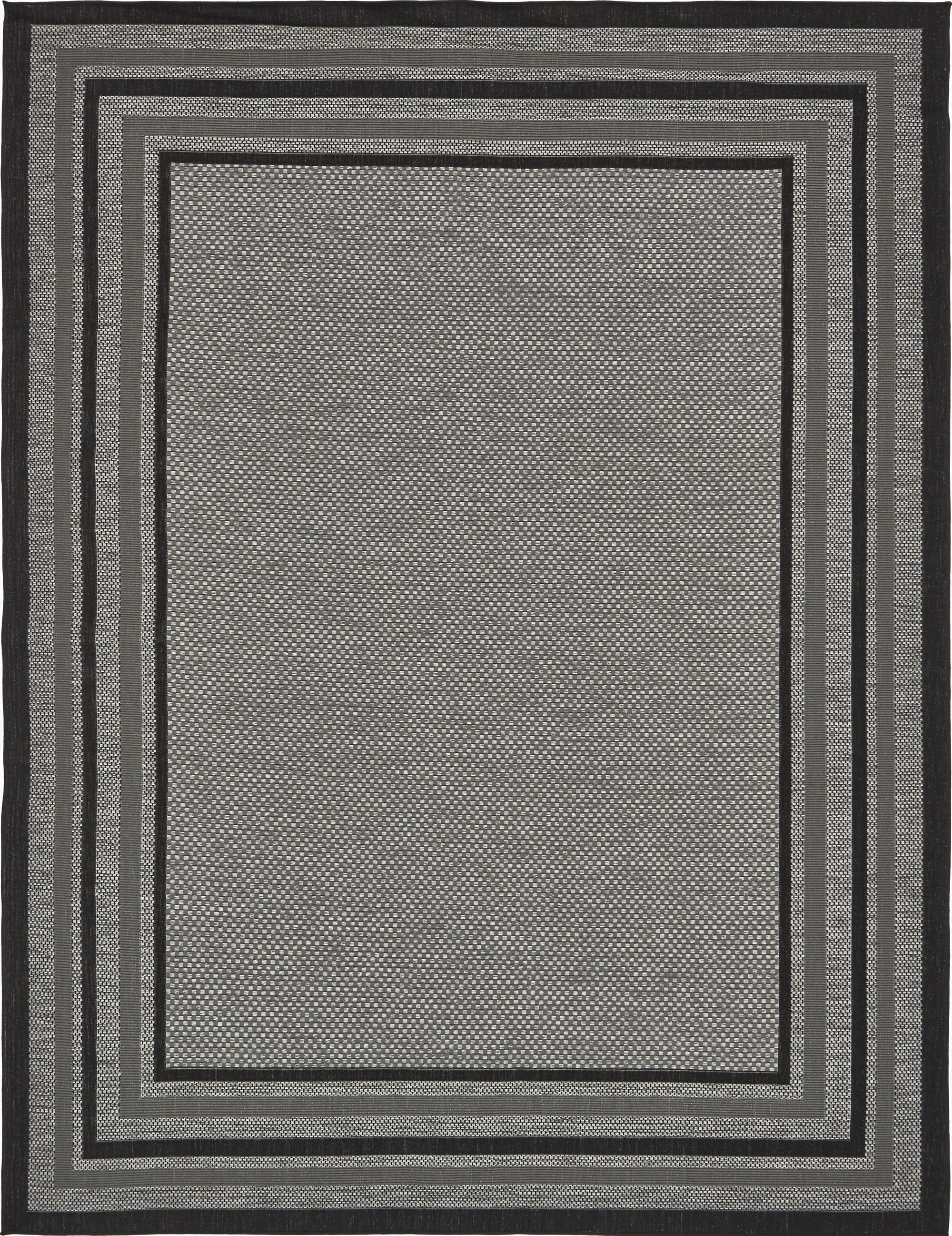  9' x 12'  Washable Border Indoor / Outdoor Rug