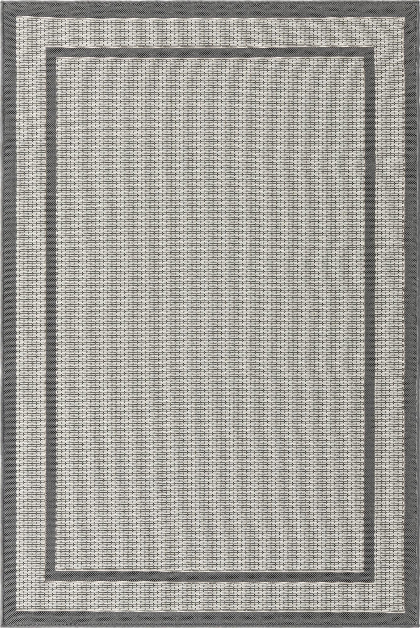  4' x 6'  Washable Border Indoor / Outdoor Rug