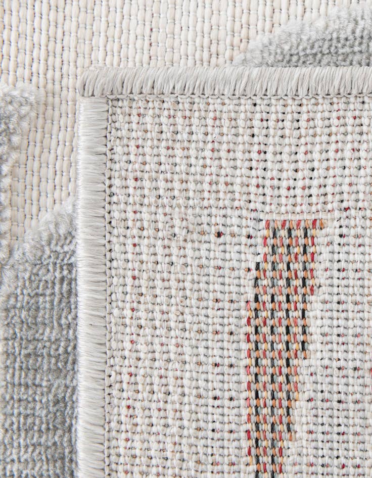 Detail image of  8' 2 x 10'  Washable Botanical Indoor / Outdoor Rug