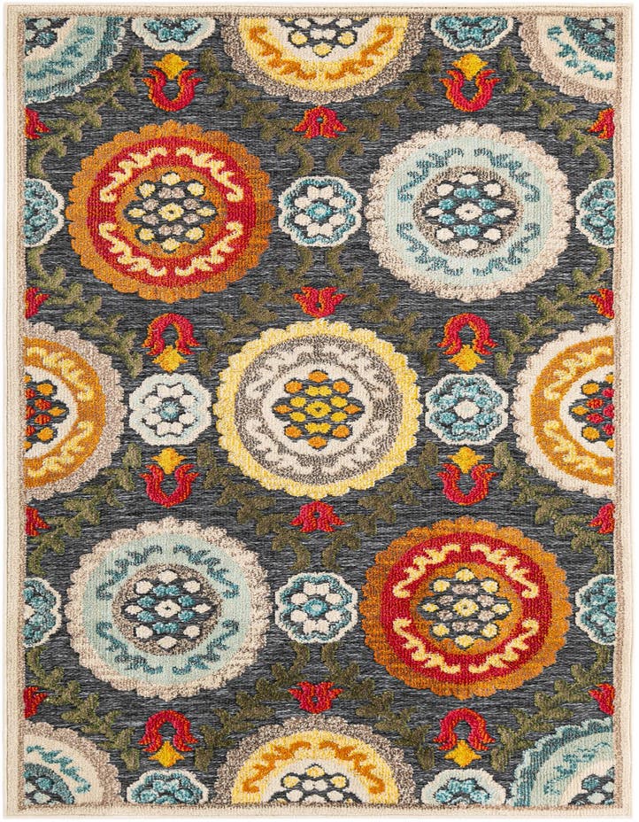  4' x 6'  Washable Casablanca Indoor / Out...