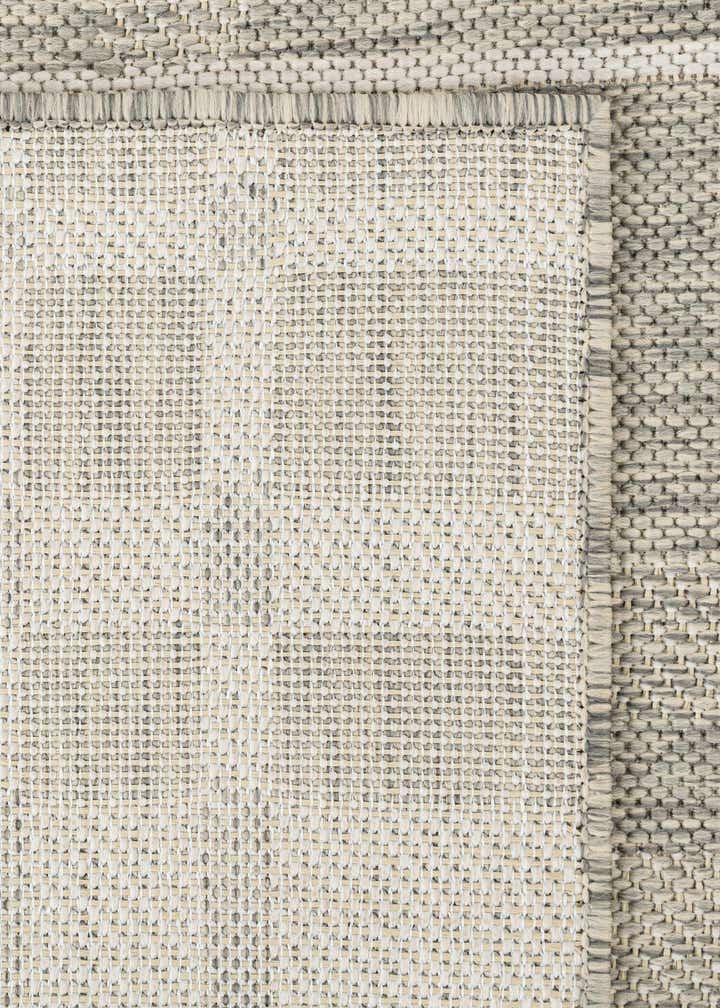 Gray 7' 10 x 10' Washable Checkered Indoor / Outdoor Rug | Rugs.com