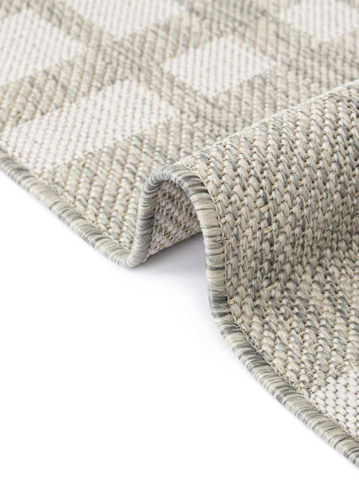 Gray 7' 10 x 10' Washable Checkered Indoor / Outdoor Rug | Rugs.com