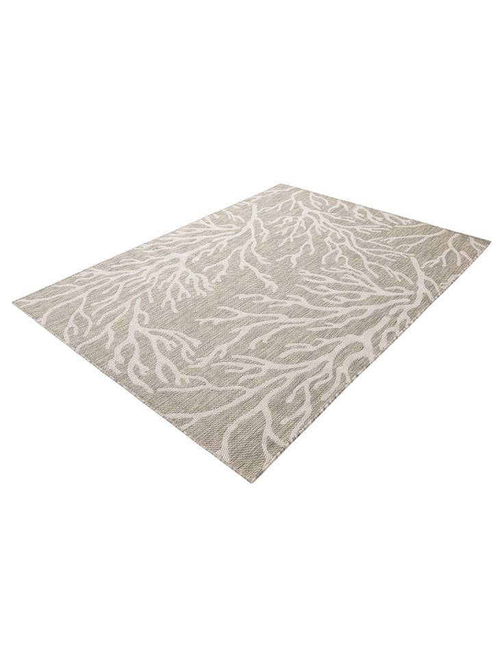 Detail image of  5' 3 x 7'  Washable Coastal Indoor / Outdoor Rug