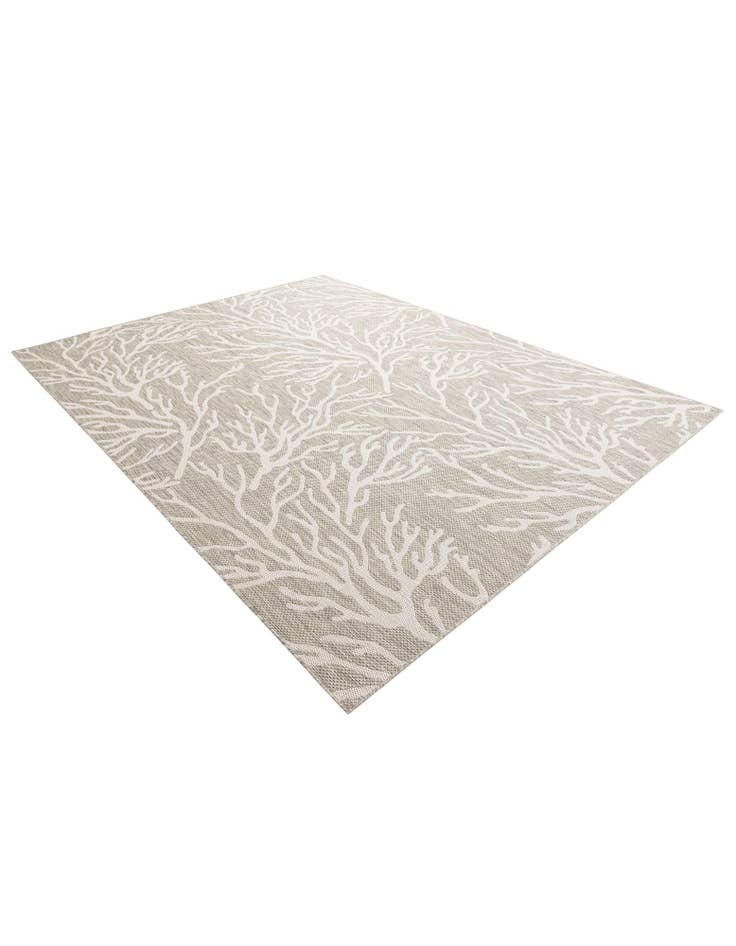Detail image of  7' 10 x 10'  Washable Coastal Indoor / Outdoor Rug