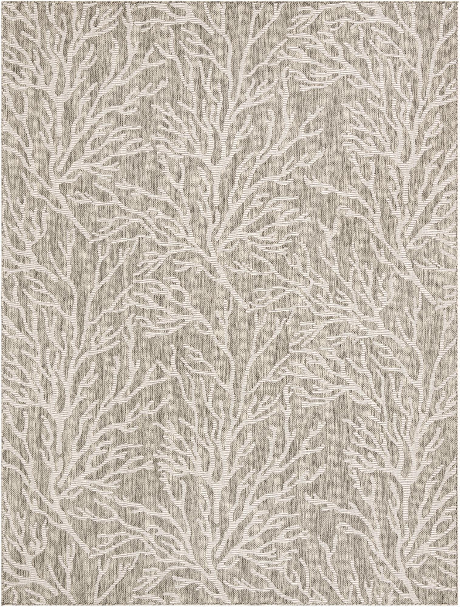  9' x 12'  Washable Coastal Indoor / Outdoor Rug