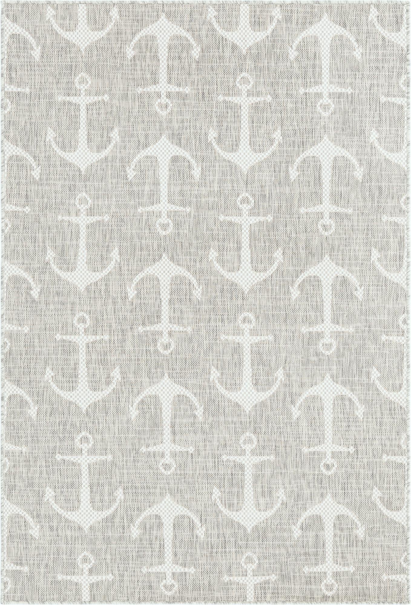  4' x 6'  Washable Coastal Indoor / Outdoor Rug