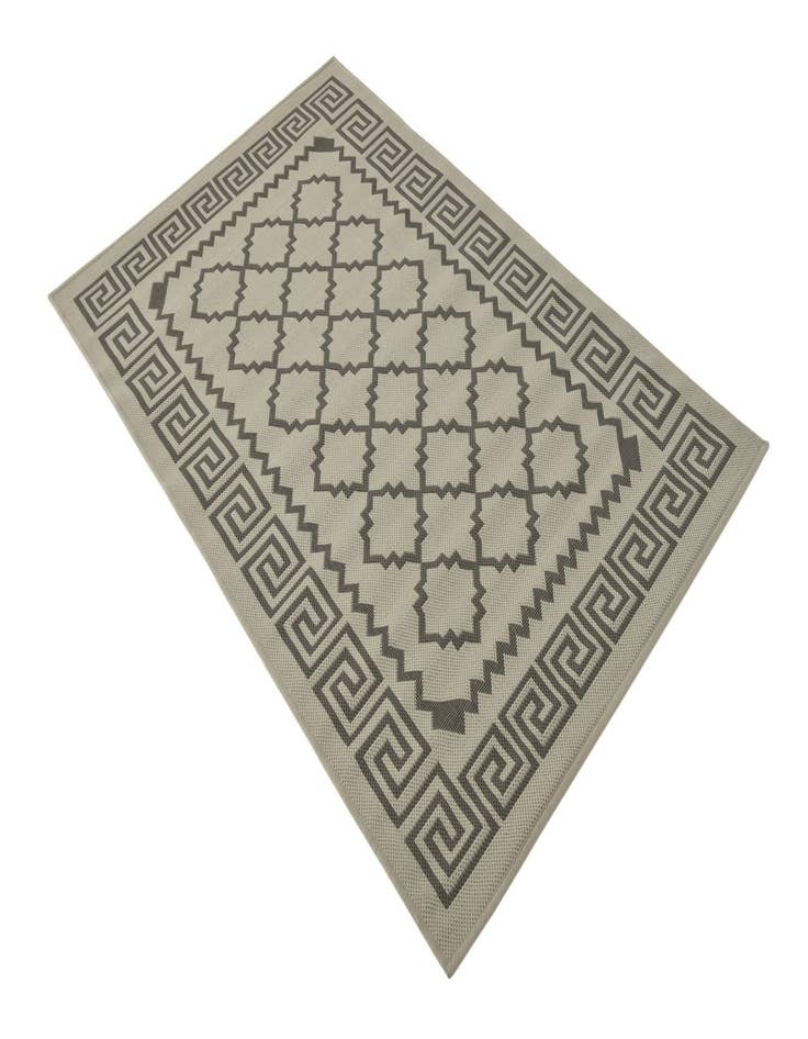 Detail image of  3' 3 x 5'  Washable Lattice Indoor / Outdoor Rug