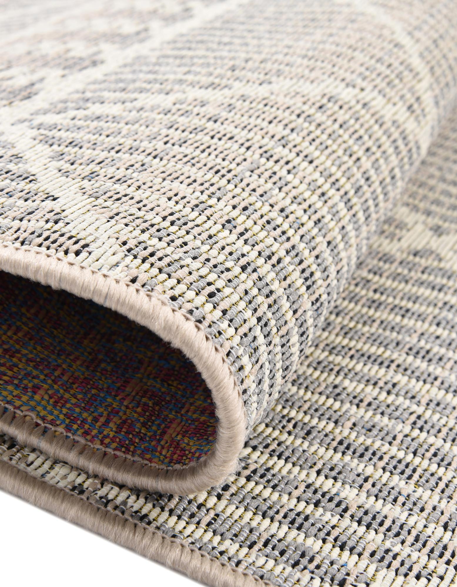 Gray 10' x 12' Lattice Indoor / Outdoor Rug | Rugs.com