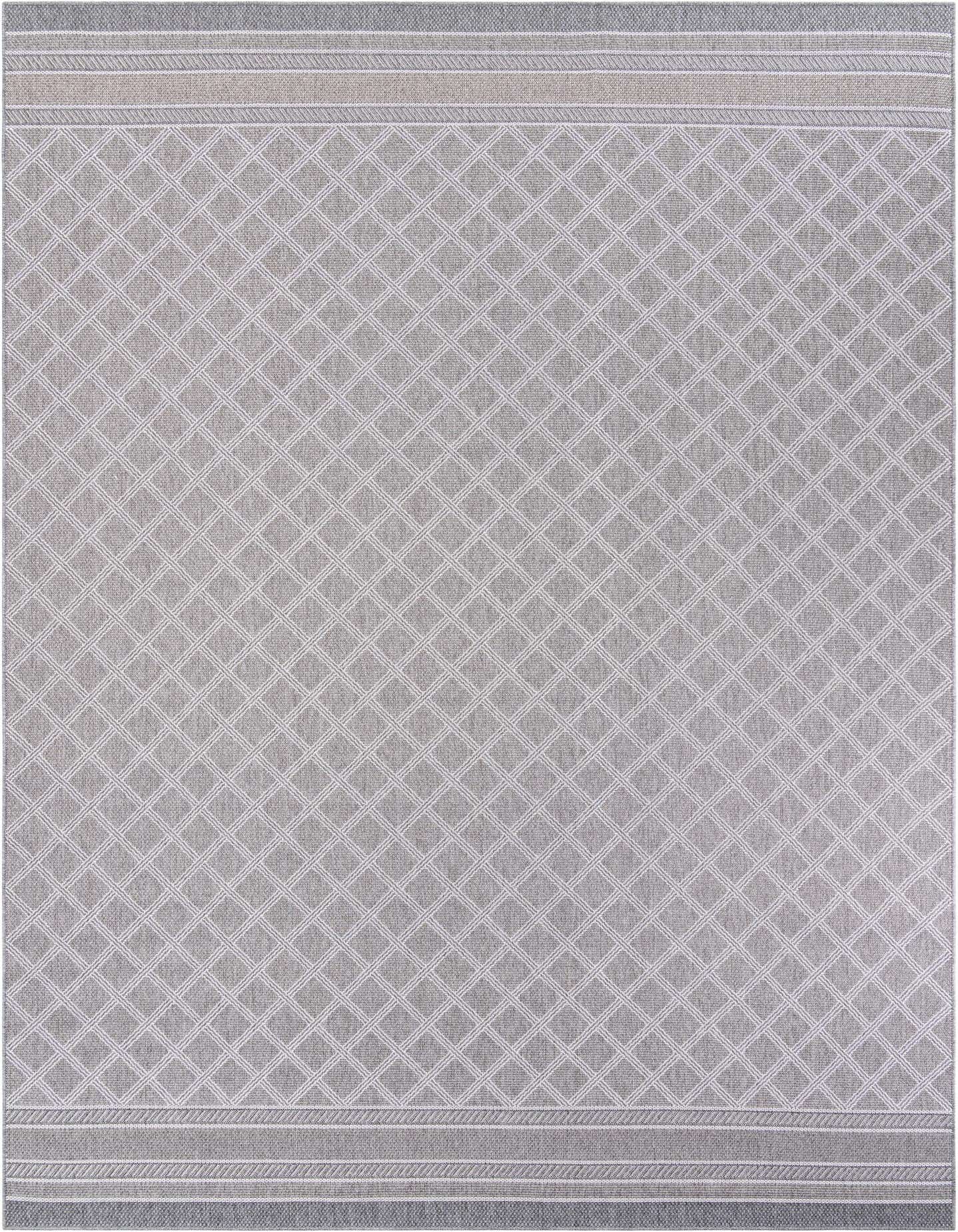 Primary image  10' x 14' 1  Washable Lattice Indoor / Outdoor Rug