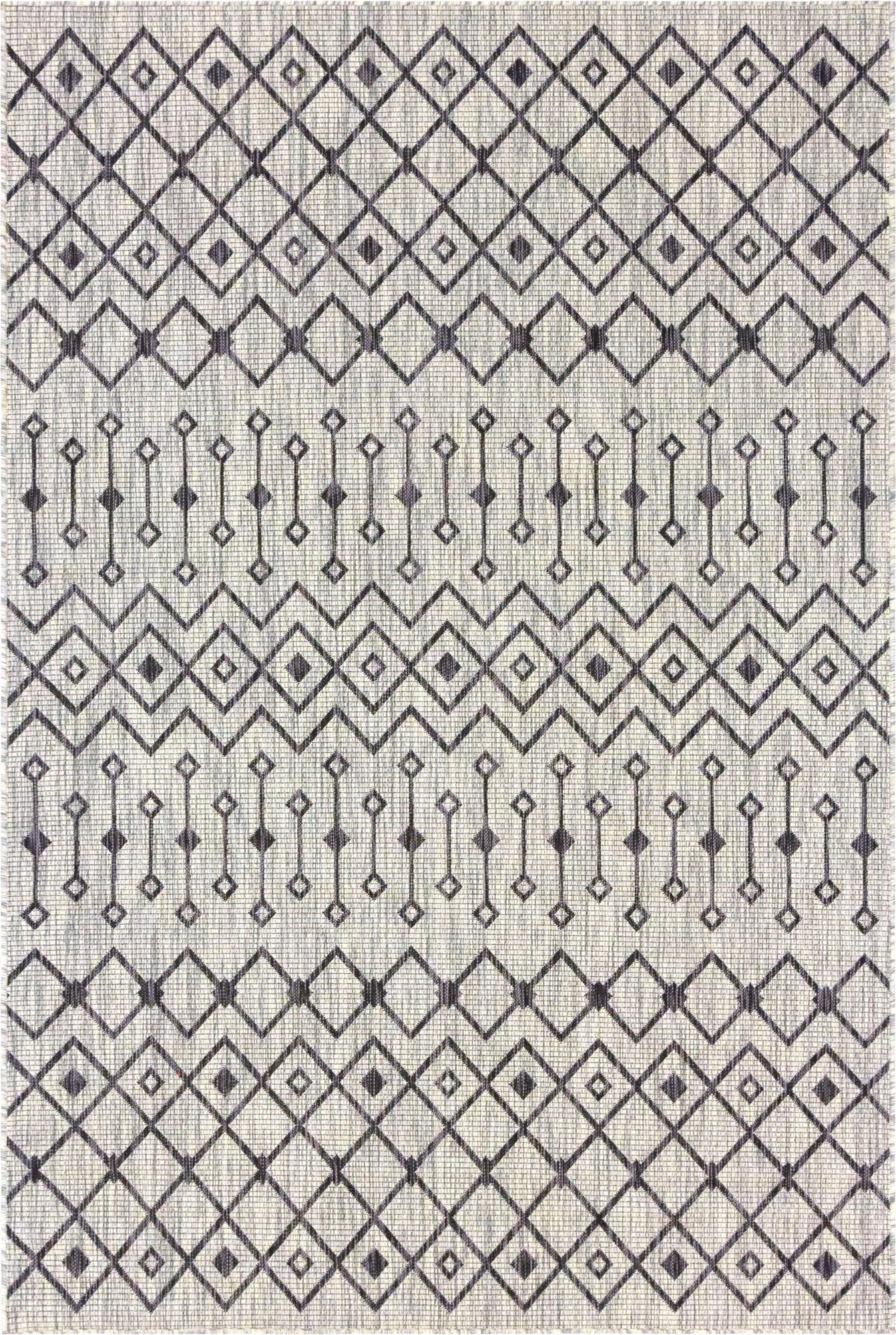  6' x 9'  Washable Lattice Indoor / Outdoor Rug
