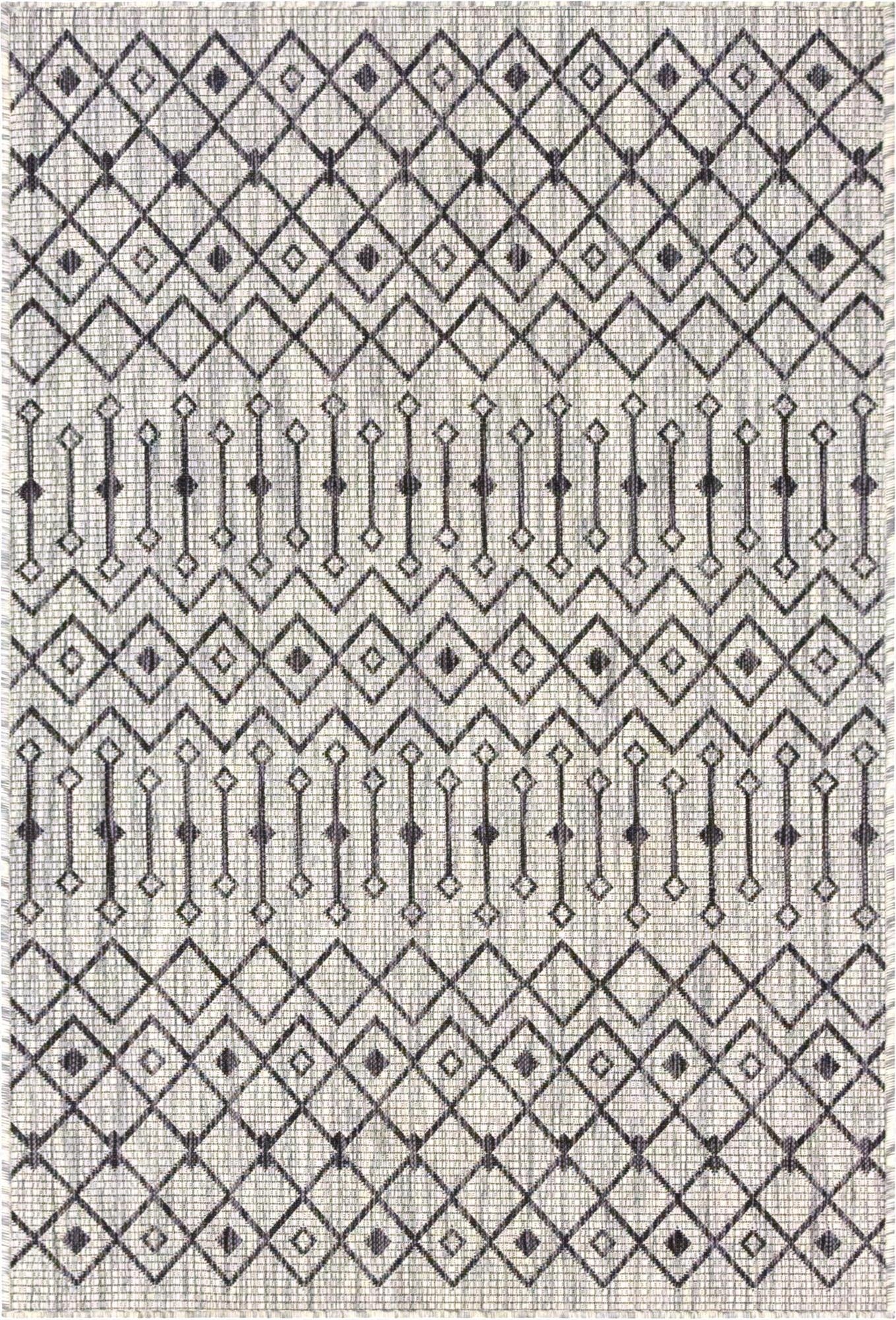 Primary image  3' x 5' 3  Washable Lattice Indoor / Outdoor Rug