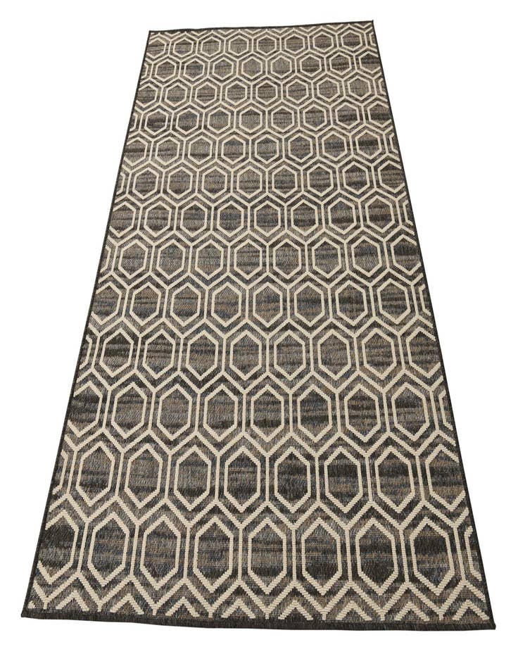 Detail image of  5' 3 x 7' 8  Washable Modern Indoor / Outdoor Rug