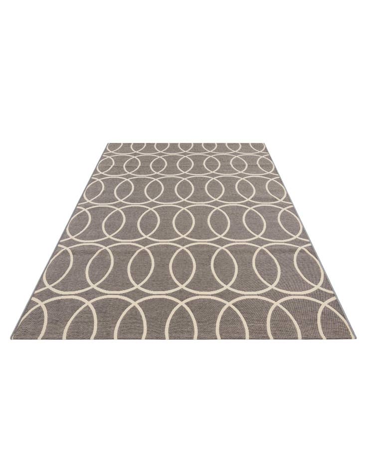 Detail image of  5' 3 x 7' 6  Washable Modern Indoor / Outdoor Rug