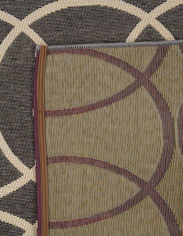 Detail image of  5' 3 x 7' 6  Washable Modern Indoor / Outdoor Rug