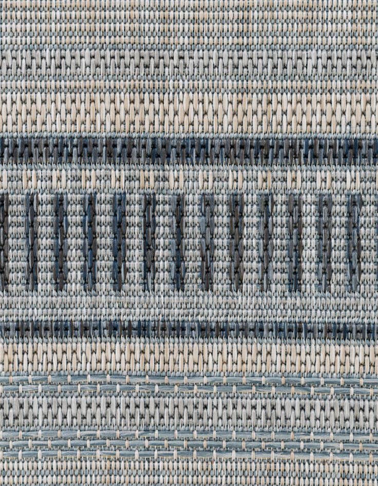 Detail image of  5' x 6' 10  Washable Modern Indoor / Outdoor Rug