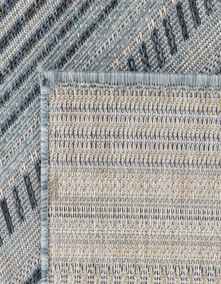 Detail image of  5' x 6' 10  Washable Modern Indoor / Outdoor Rug
