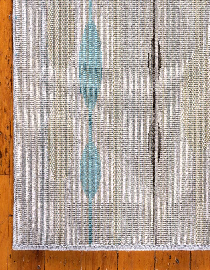 Detail image of  4' x 6'  Washable Modern Indoor / Outdoor Rug