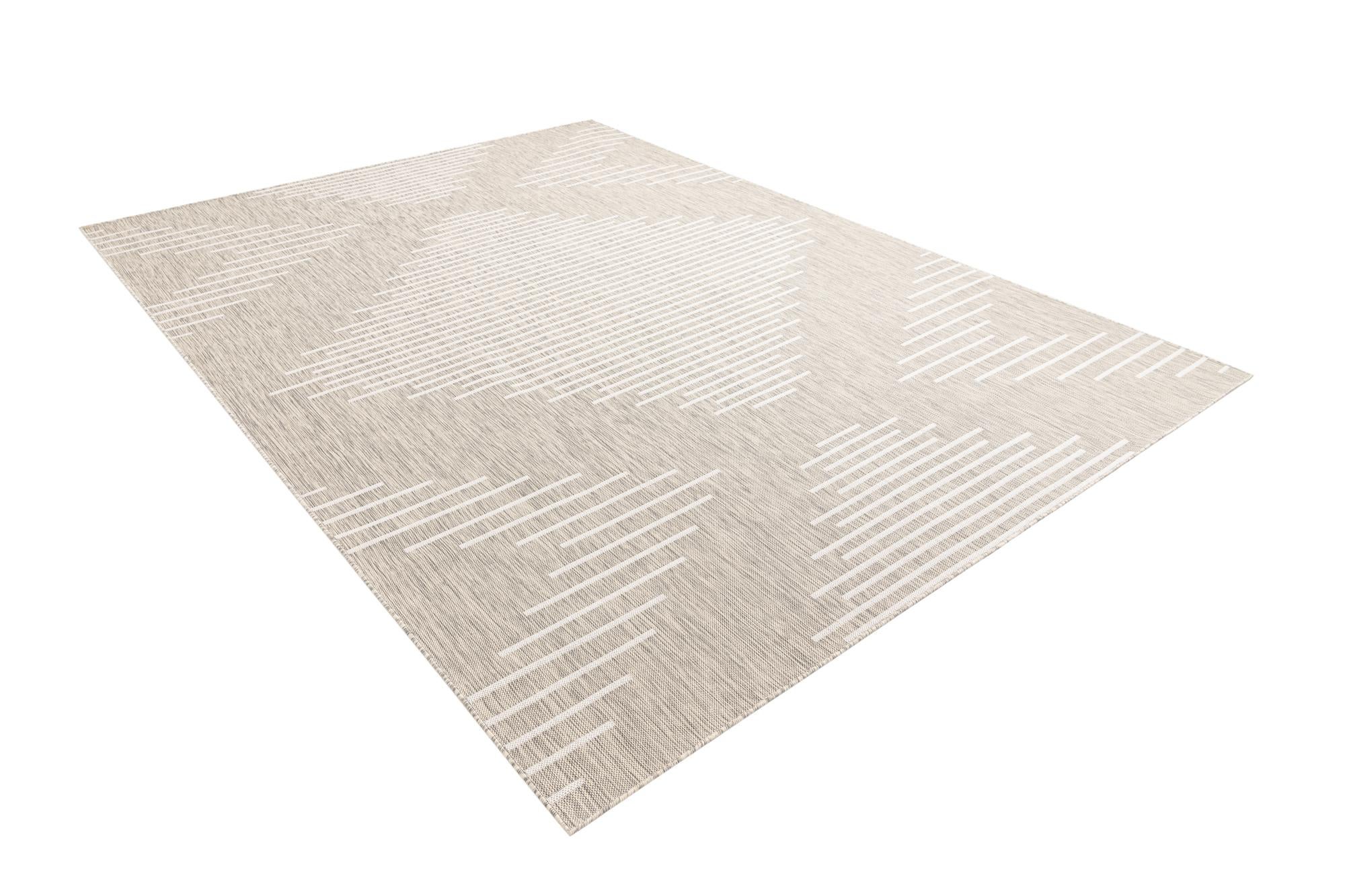 Gray 9' x 12' Modern Indoor / Outdoor Rug | Rugs.com