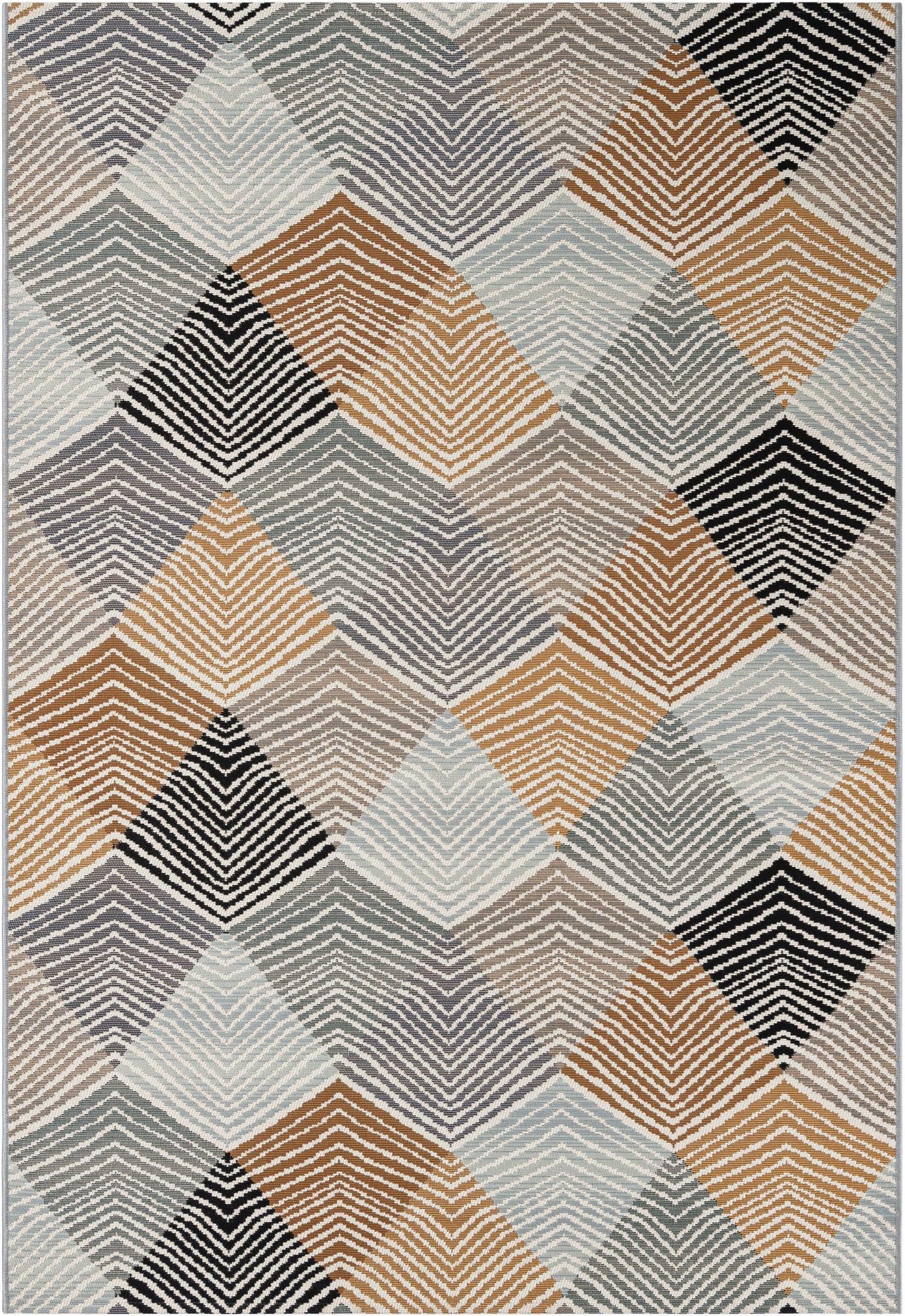  5' x 8'  Washable Modern Indoor / Outdoor Rug